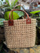 Tan Cane Handbag Large