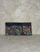 Brown Floral Tooled Card Holder