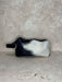 Cowhide Toiletry Bag Black & White