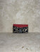 Animal Print Cowhide and Leather Clutch Brown and Blue