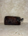 Cowhide Toiletry Bag Brown & White