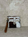 Light Brown And White Cowhide Small Wallet