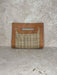 Tan Rattan Tote Bag