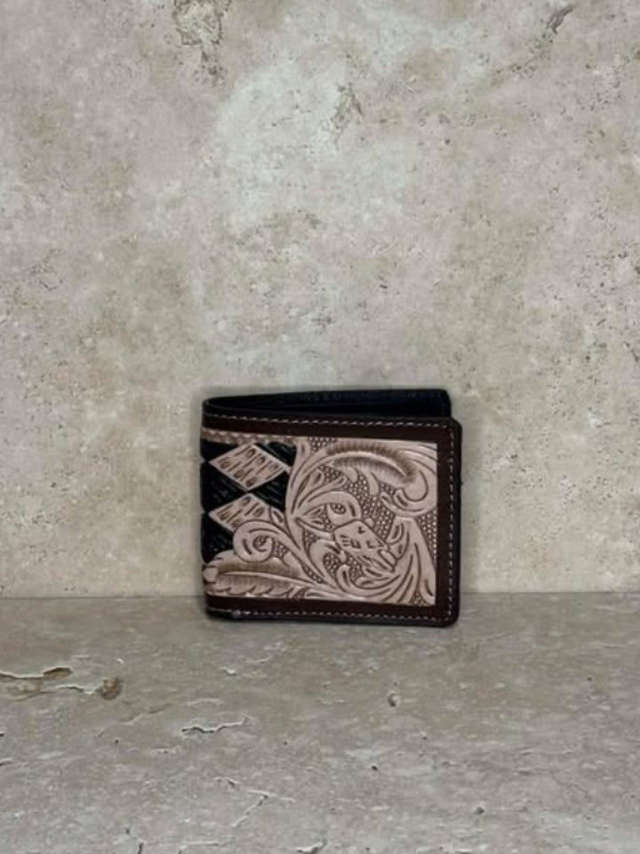 Tooled Leather Wallet