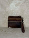 Brown And White Cowhide Small Wallet