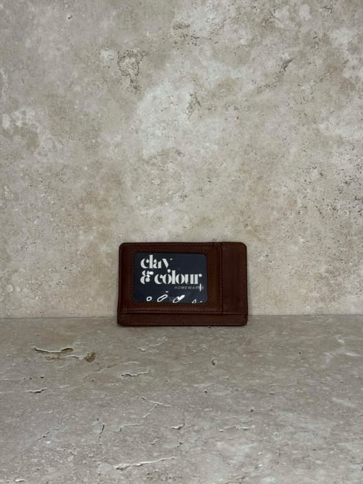 Dark Brown Card Holder