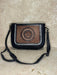 Medium Tooled Leather Hand Bag Circle