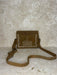 Small Boot Stitch Tan Leather Bag with tassels