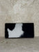 Tooled Leather Cow Skull Cowhide Wallet