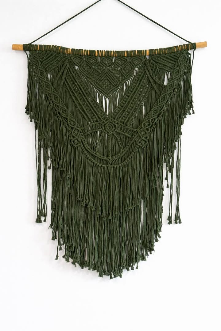 Eternal Peace Sage Green Macramé