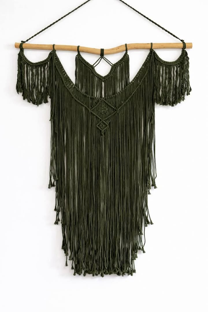 Serene Lull Sage Green Macramé