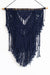 Medium Navy Blue Macramé
