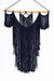 Serene Lull Navy Blue Macramé