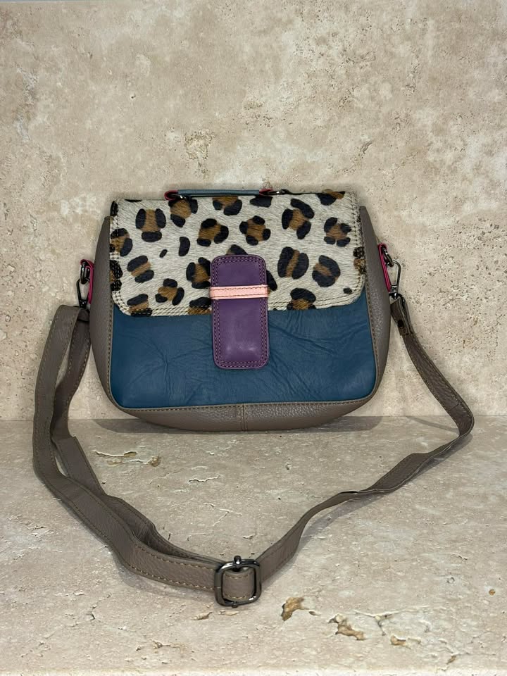 Leopard Print Crossbody Bag