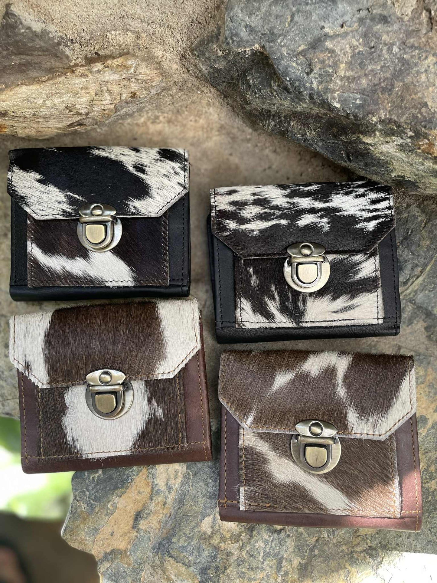 Mini Cowhide Leather Purse