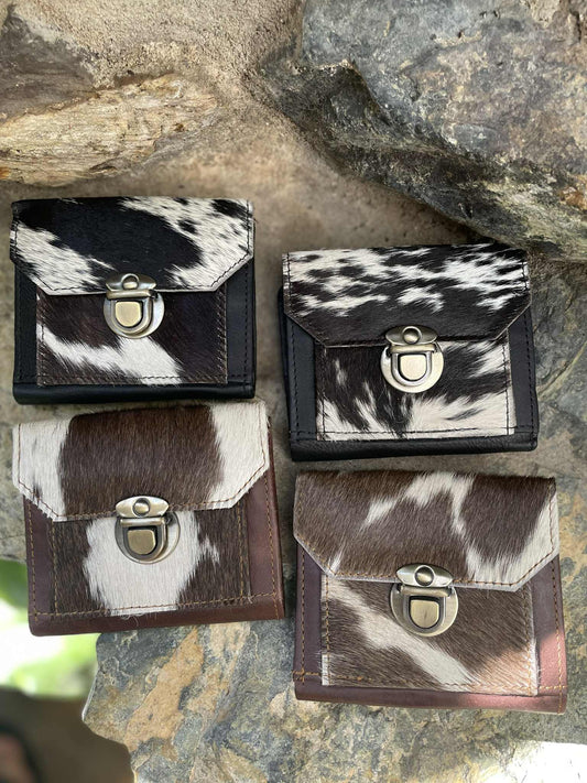 Mini Cowhide Leather Purse