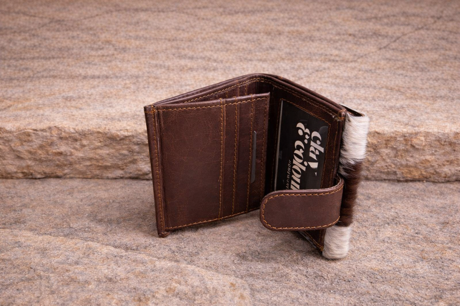 Mini Cowhide Leather Coin Purse
