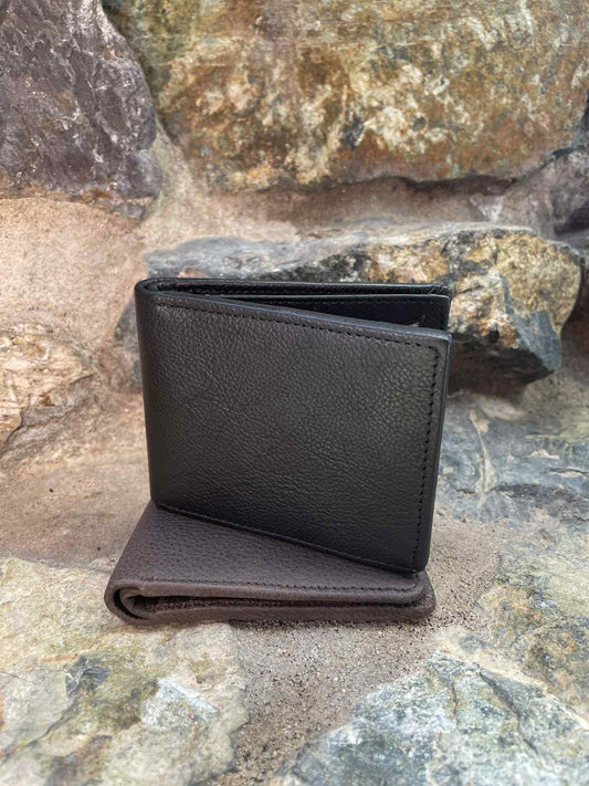 Men Black Leather Wallet