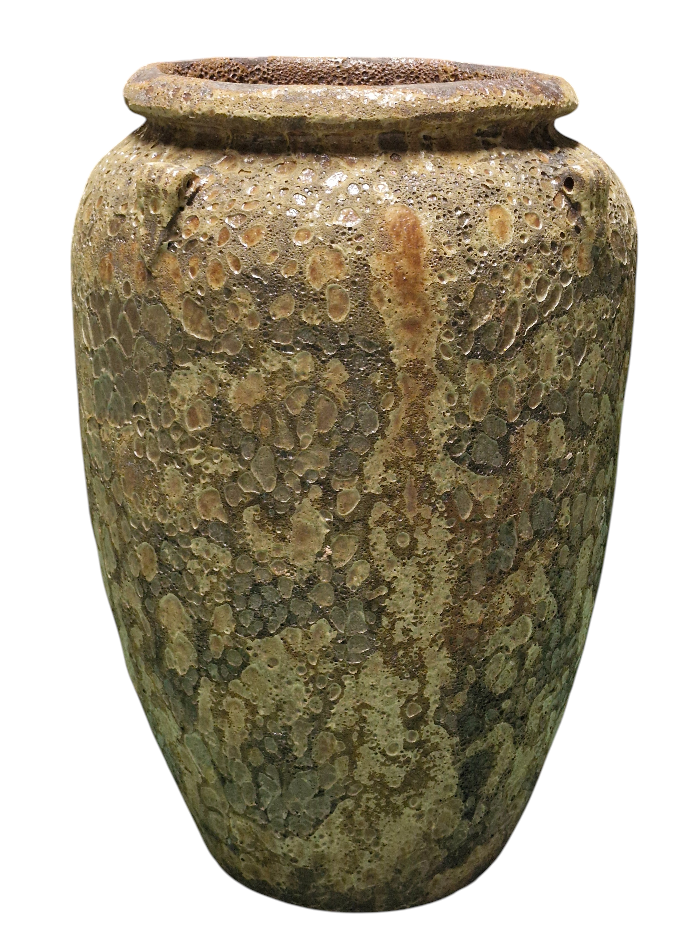 Jar with Handles in Atlantic Brown