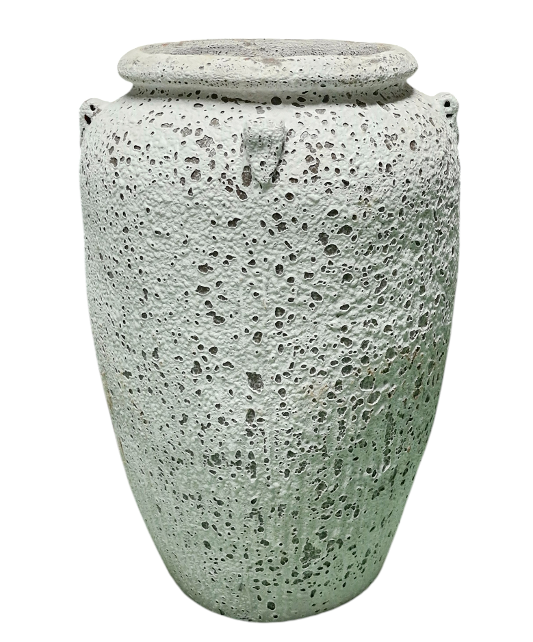 Jar with Handles in Atlantic White
