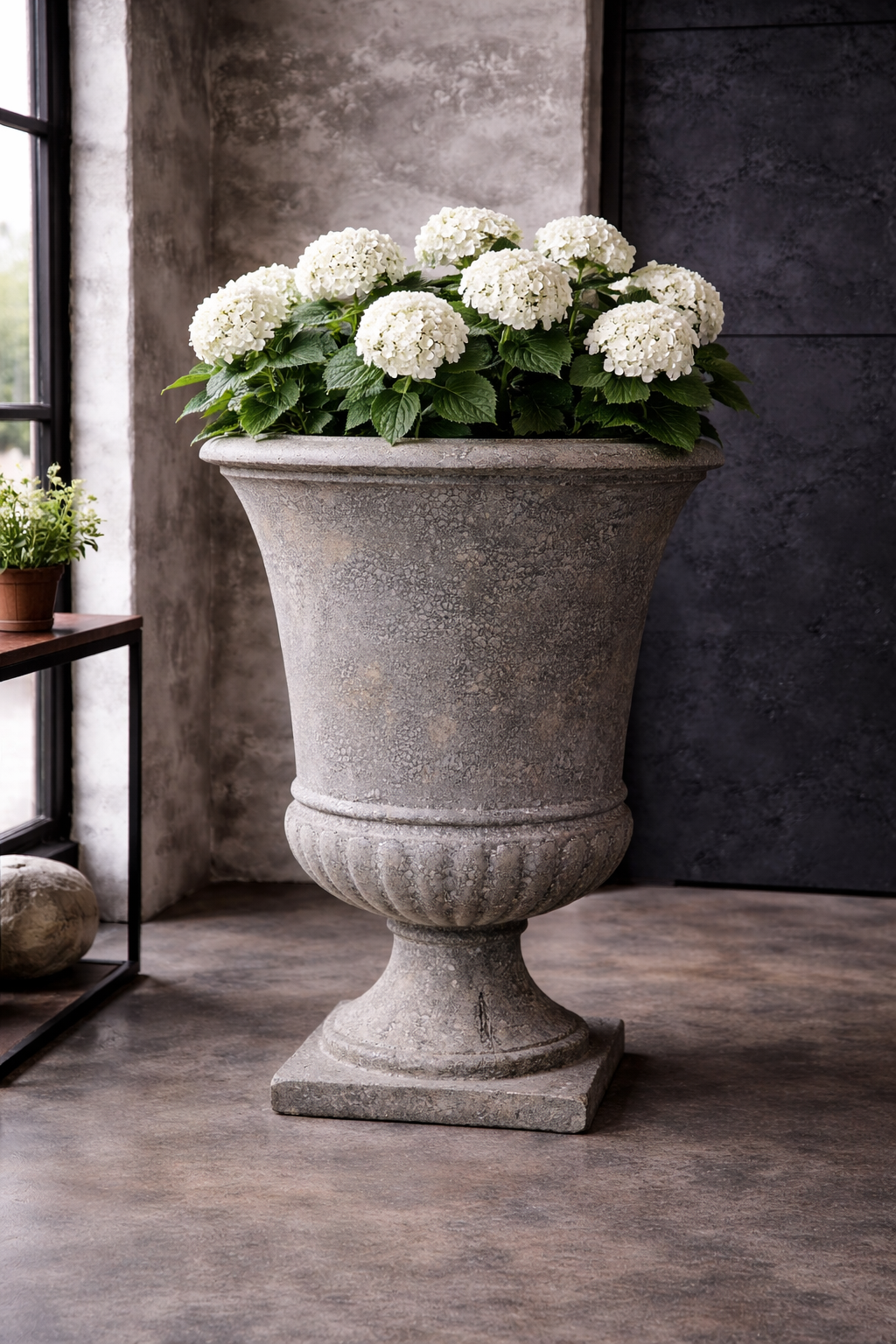Antique French Urn Atlantic Black