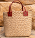 Tan Cane Handbag Large