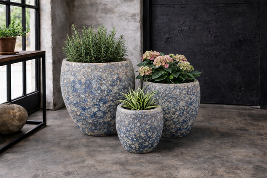 Atlantic Outdoor Planters Ink Set of 3