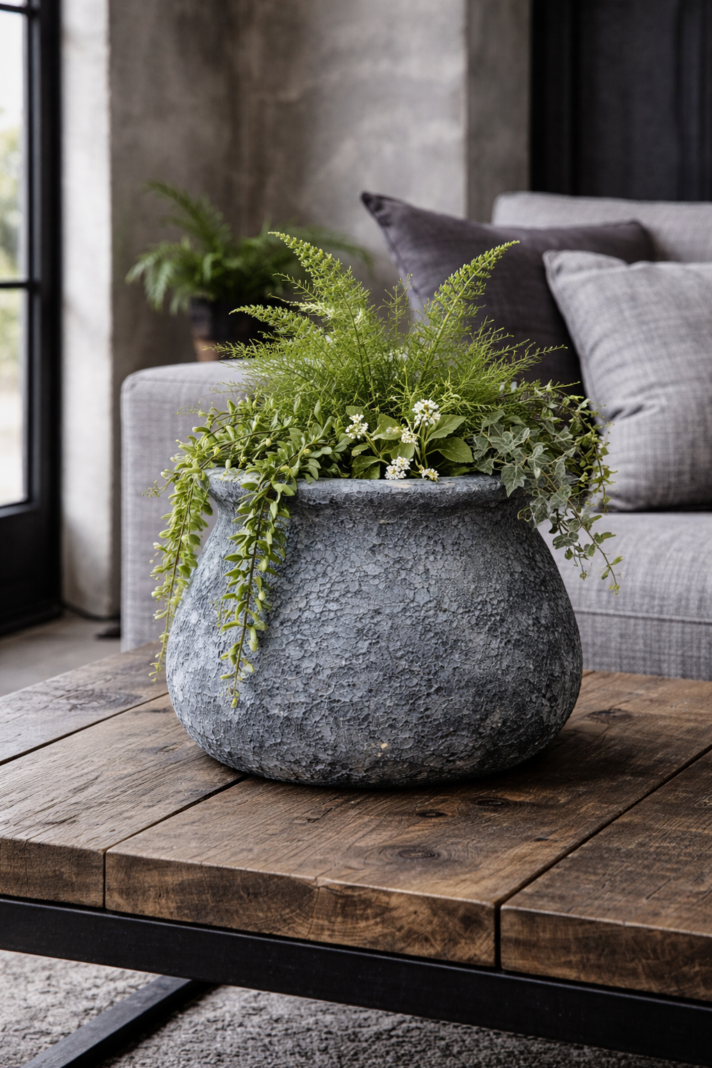 Fat Belly Vase Atlantic Black