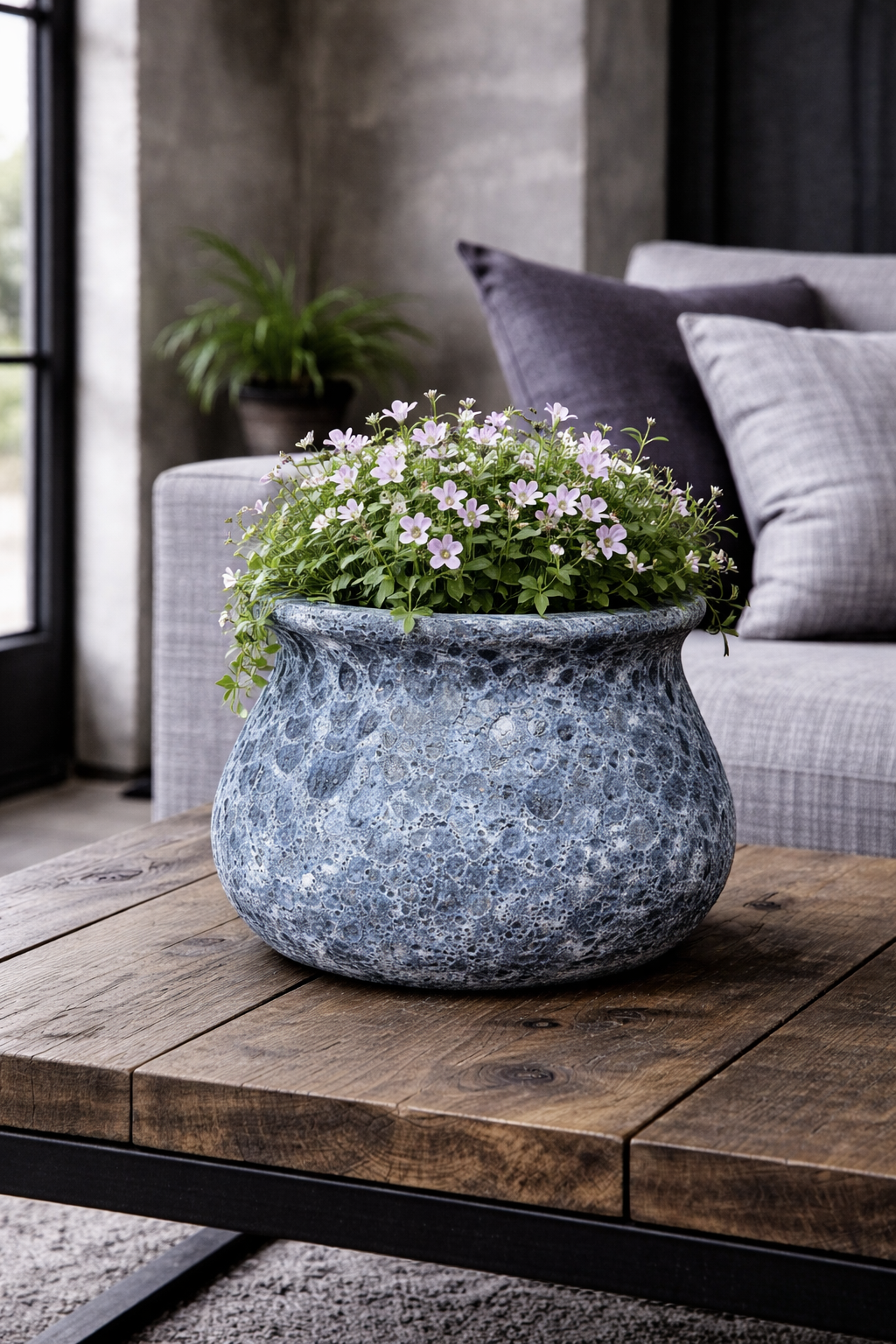 Fat Belly Vase Atlantic Blue